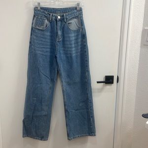 Women’s Baggy High Waisted Jean, XS